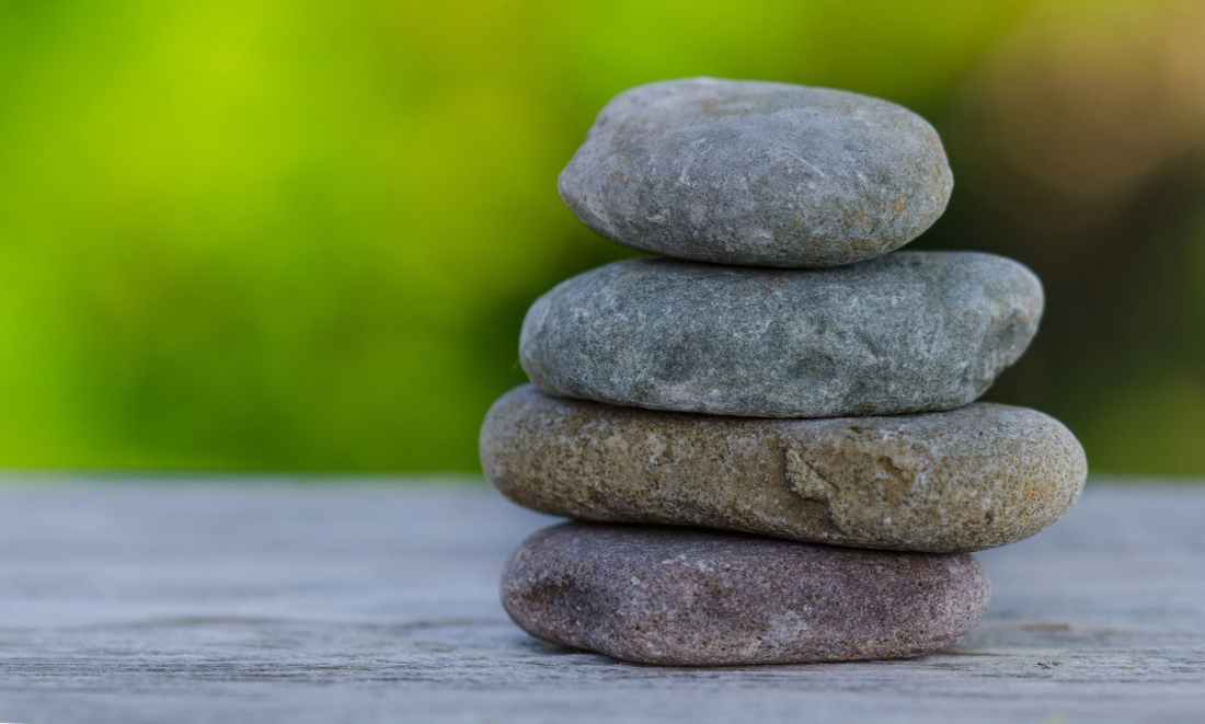 stones pebbles wellness balance